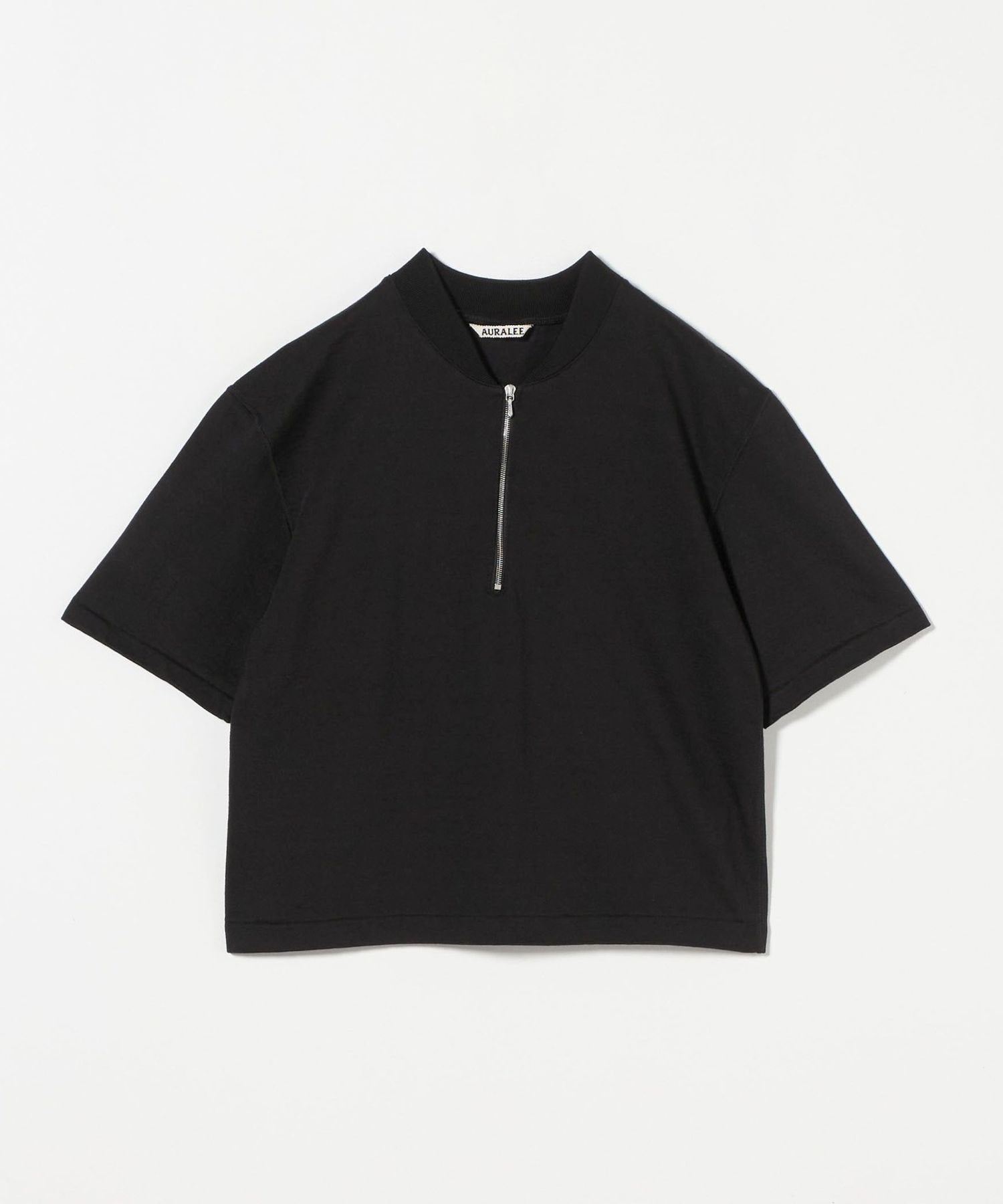 AURALLE  ハーフジップTシャツ AURALEE＞ハーフジップ Tシャツ