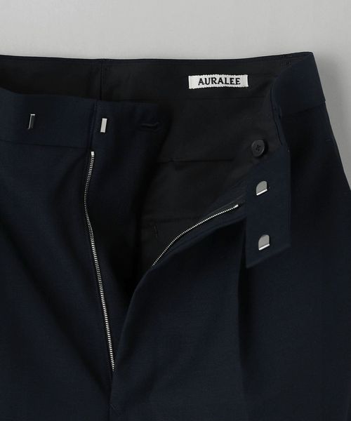 AURALEE＞ホップサック ワンタック パンツ