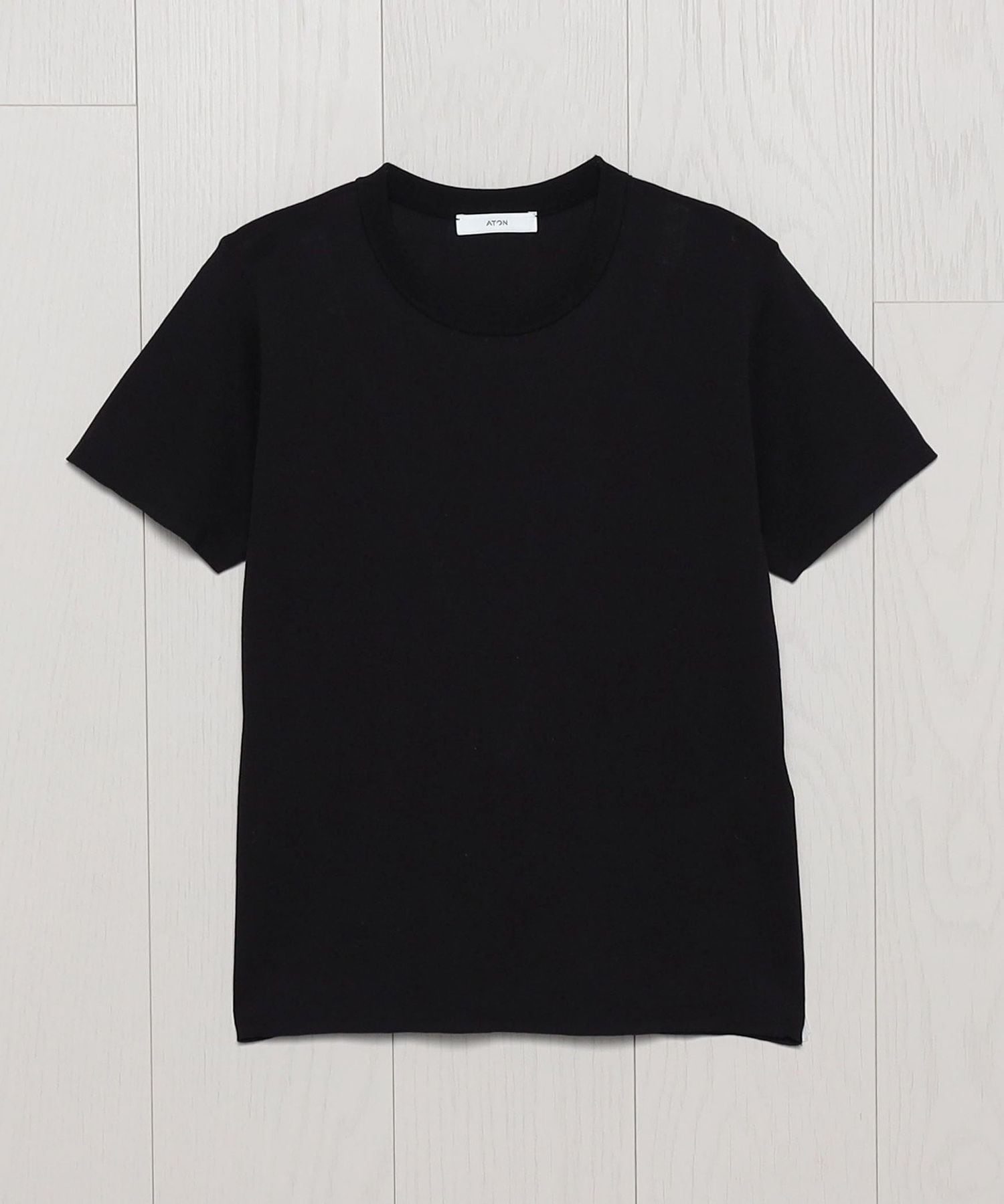 ATON＞FRESCA RIB T―SHIRT/Tシャツ