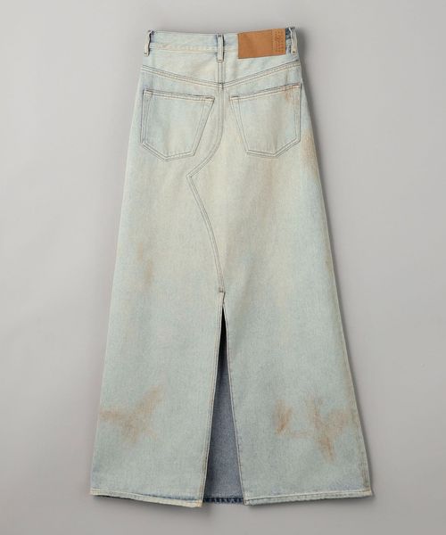 MM6 Maison Margiela＞ツイスト デニム マキシスカート