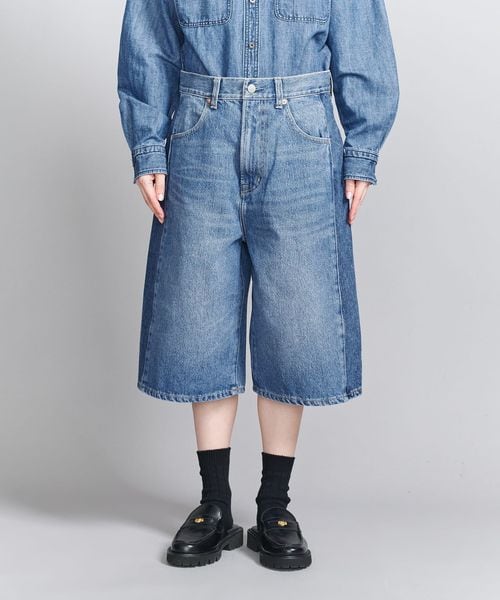 BEAUTY&YOUTH コットンデニムハーフパンツ コットンデニム ハーフパンツ