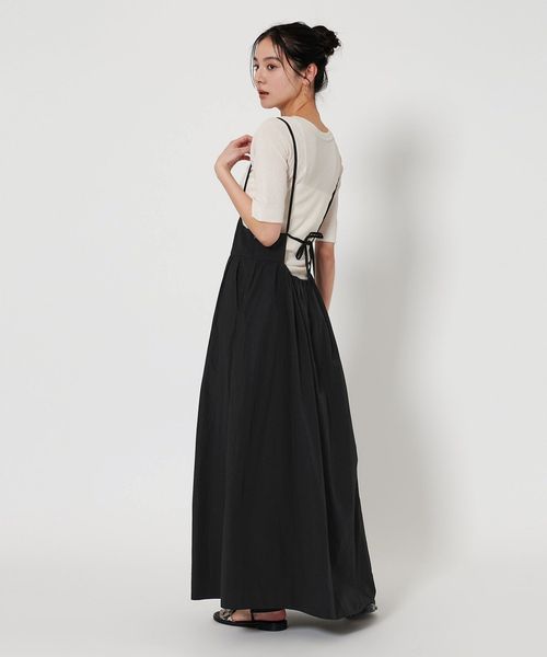 BEAUTY&YOUTH/ナイロンコットン バックホール キャミワンピース ―2WAY―/ワンピース