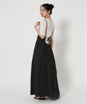BEAUTY&YOUTH/ナイロンコットン バックホール キャミワンピース ―2WAY―/ワンピース