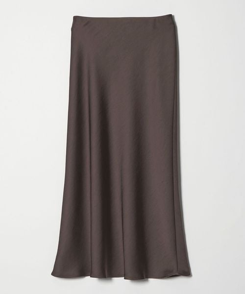 BEAUTY&YOUTH/ポリエステルサテン マーメイドフレアスカート/ミモレ / ロング