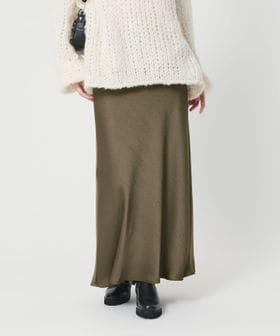 BEAUTY&YOUTH/ポリエステルサテン マーメイドフレアスカート/ミモレ / ロング