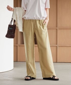 BEAUTY&YOUTH/ツイルパッチポケットイージーパンツ ウォッシャブル/イージーパンツ