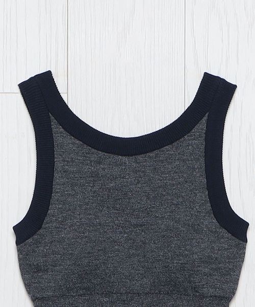 【NAKES /ネイクス】 BRA タンクトップ 15,400円 nakes/ネイクス】 knit bra tank（タンクトップ）｜EMILY WEEK