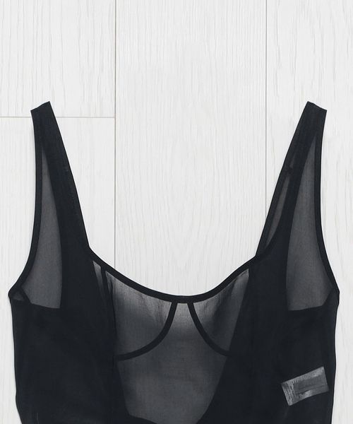 nakes＞COTTON ORGANDY BUSTIER/ビスチェ