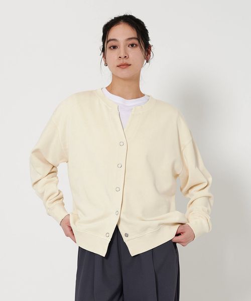 【美品】BLINK 日本製 2024AW ピグメント スウェット カーディガン WEB限定】ピグメント スウェットカーディガン