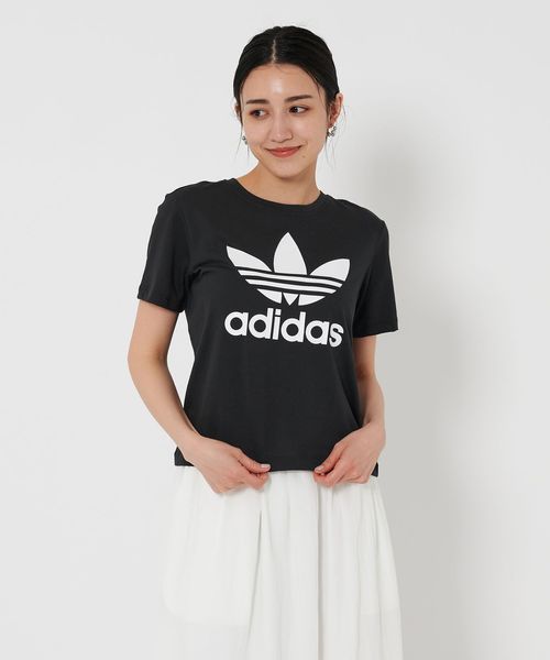 adidas Originals＞トレフォイル ボクシー Tシャツ