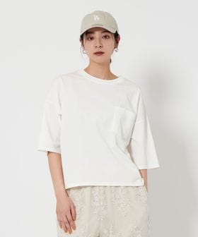 BEAUTY&YOUTH/ドルマンスリーブ ポケット Tシャツ 接触冷感/Tシャツ / カットソー