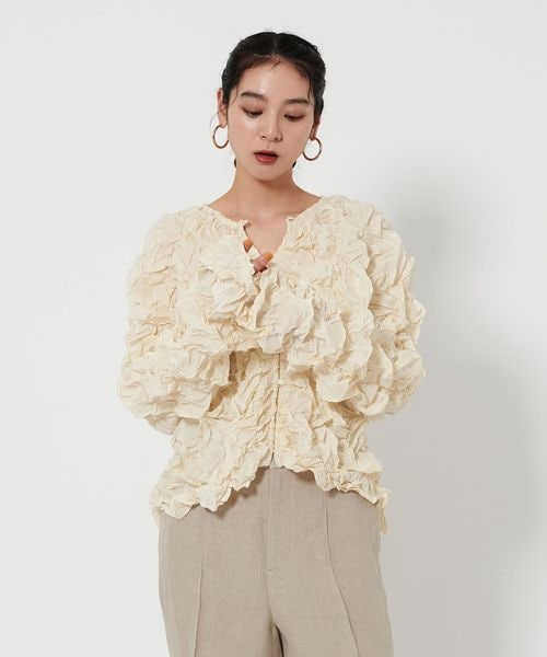 【美品】BEAUTY＆YOUTH ポリエステルシャーリングブルゾン　ブラック ポリエステル シャーリング ブルゾン