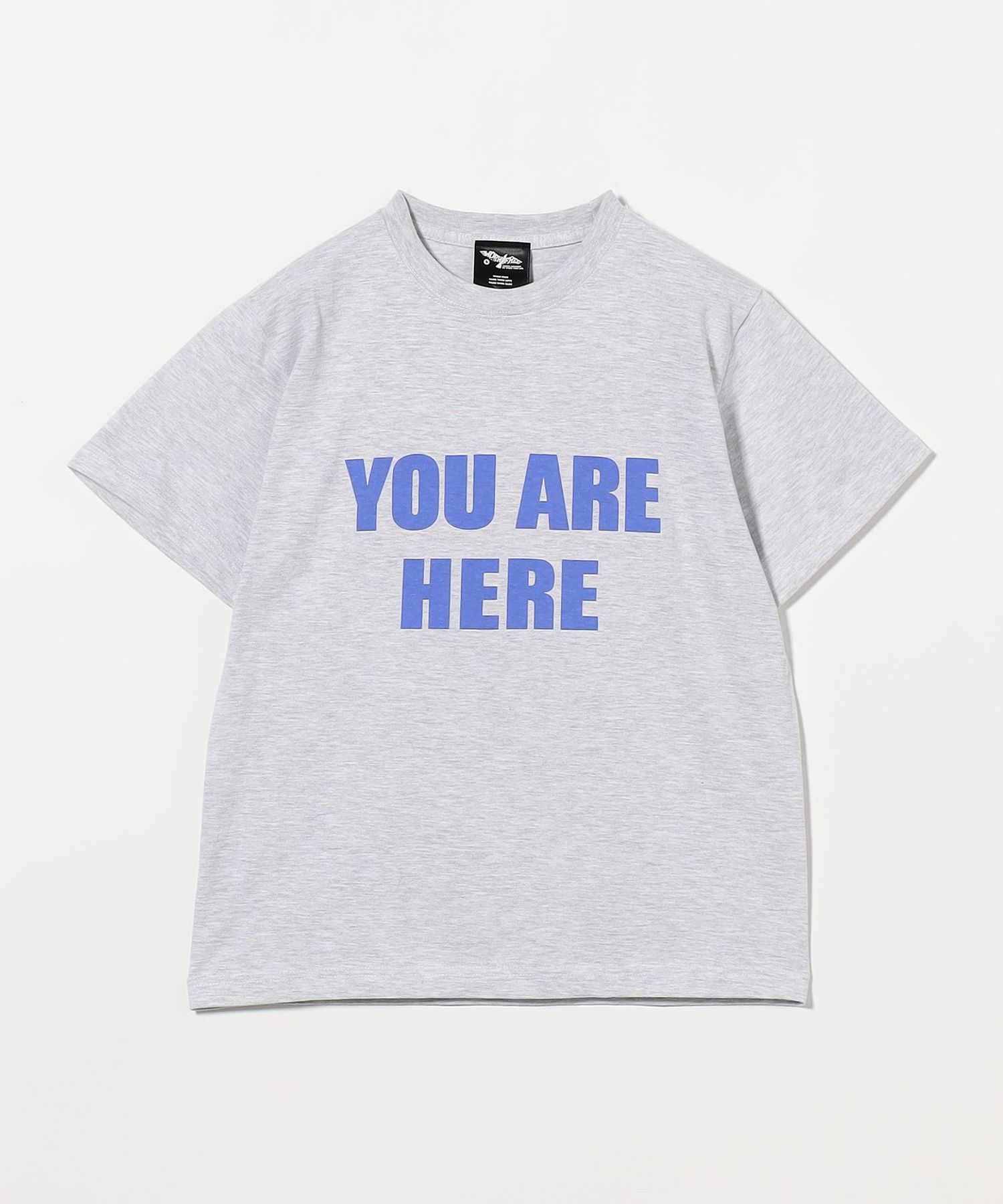 WORN FREE＞プリント Tシャツ/LT.GRAY