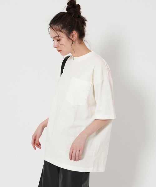 BEAUTY&YOUTH/コットン ポケット ビッグTシャツ/Tシャツ / カットソー