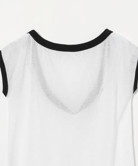 別注】TanC TOKYO × 6MINI SLEEVE SHEER TEE 別注】＜TanC TOKYO × 6＞MINI SLEEVE SHEER TEE/カットソー