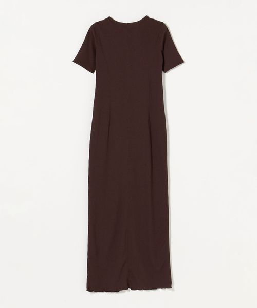 H beauty & youth リブロングドレス　brown 1600025S2152_l1_a005.jpg