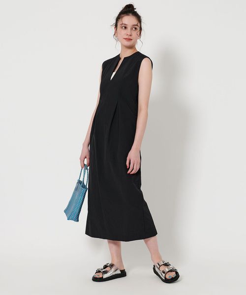 ユナイテッドアローズ キーネック マキシワンピース UNITED ARROWS（ユナイテッドアローズ）の「キーネック マキシ