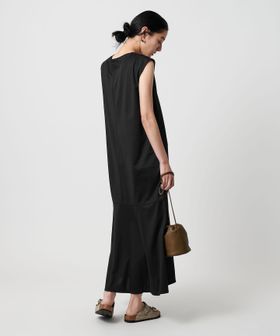 BEAUTY&YOUTH/【WEB限定 Wardrobe DAILY MINIMAL】ティアード フレンチスリーブワンピース 接触冷感 吸水速乾/ワンピース