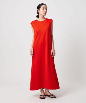 BEAUTY&YOUTH/【WEB限定 Wardrobe DAILY MINIMAL】ティアード フレンチスリーブワンピース 接触冷感 吸水速乾/ワンピース