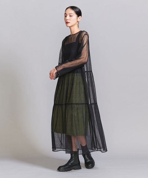 BEAUTY&YOUTH/レース ロングワンピース ―2WAY―/ワンピース