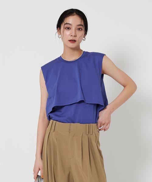 WEB限定 Wardrobe DAILY MINIMAL】フリルレイヤード