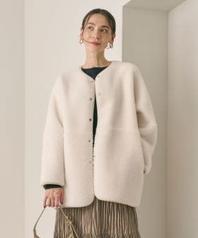 BEAUTY&YOUTH/【WEB限定】ボア×フェイクムートン リバーシブルジャケット /その他コート / ブルゾン