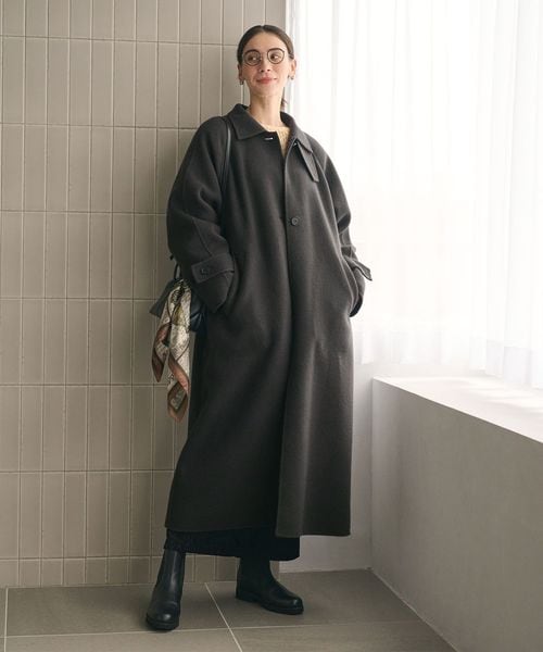 BEAUTY&YOUTH/リバー ステンカラー ロングコート/ステンカラーコート
