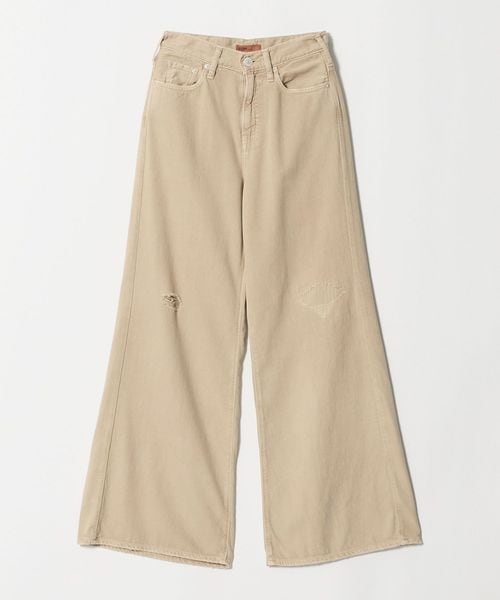 NEEDBY heritage/【別注】＜NEEDBY heritage＞ワイドフレア デニムパンツ/ベージュ/デニムパンツ