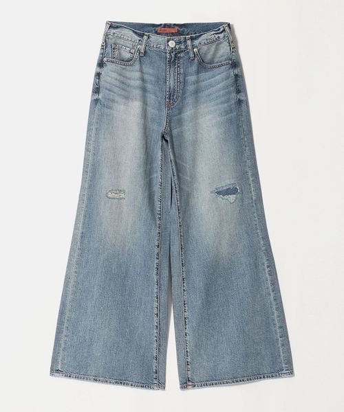 NEEDBY heritage/【別注】＜NEEDBY heritage＞ワイドフレア デニムパンツ/コバルト/デニムパンツ