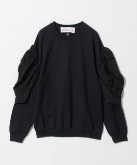 dahl'ia/【WEB限定】＜dahl’ia＞リメイク パワーショルダー スウェット/Tシャツ / カットソー