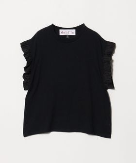 dahl'ia/＜dahl’ia＞フリル ショートスリーブ Tシャツ/Tシャツ / カットソー