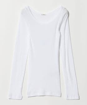 ATON/＜ATON＞COMPACT RIB LONG SLEEVE T―SHIRT/カットソー/Tシャツ / カットソー