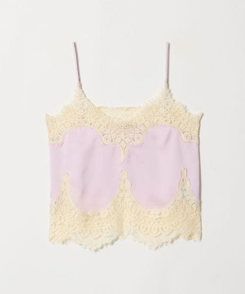 STELLA NOVA/＜STELLA NOVA＞DELICATE LACE TOP Light Purple/キャミソール/シャツ / ブラウス
