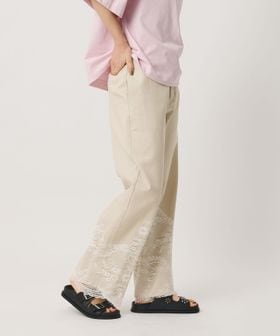 calm Line/【別注】＜calm Line＞レース ワイドパンツ/その他パンツ