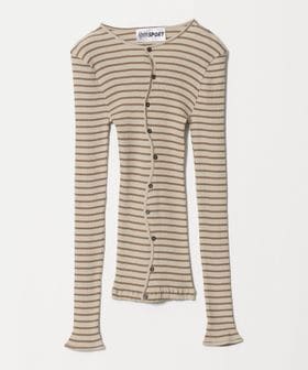 OpéraSPORT/＜OperaSPORT＞CLAIRE CARDIGAN STRIPES/カーディガン/カーディガン / ボレロ