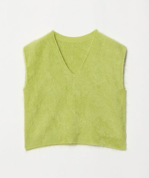 enrica/＜enrica＞CASHMERE SHAGGY V―NECK VEST/ベスト/ベスト