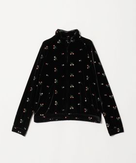 TICCA/＜TICCA＞VELOUR FLOWER EMBROIDERY TRACK JACKET/ブルゾン/その他コート / ブルゾン