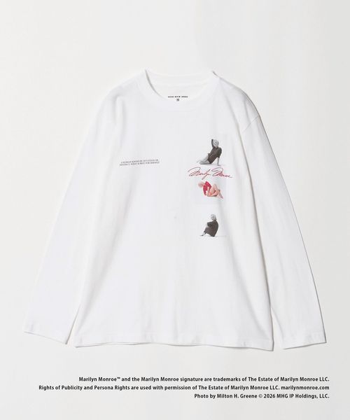 GOOD ROCK SPEED/【別注】＜GOOD ROCK SPEED＞Marilyn Monroe/ロングスリーブ Tシャツ/Tシャツ / カットソー