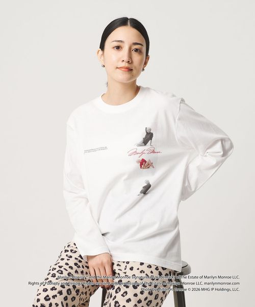 GOOD ROCK SPEED/【別注】＜GOOD ROCK SPEED＞Marilyn Monroe/ロングスリーブ Tシャツ/Tシャツ / カットソー