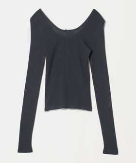 PALM/【別注】＜PALM＞バックオーオープン ロングスリーブカットソー/Tシャツ / カットソー
