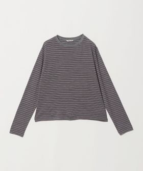 AURALEE/＜AURALEE＞ウール ストライプ ロングスリーブ Tシャツ/Tシャツ / カットソー