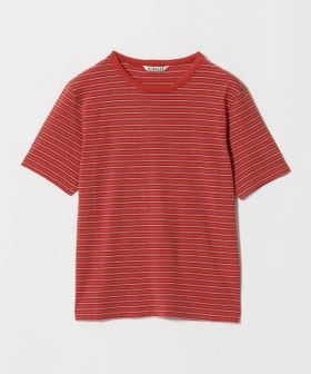 AURALEE/＜AURALEE＞ウール ストライプ ショートスリーブ Tシャツ/Tシャツ / カットソー