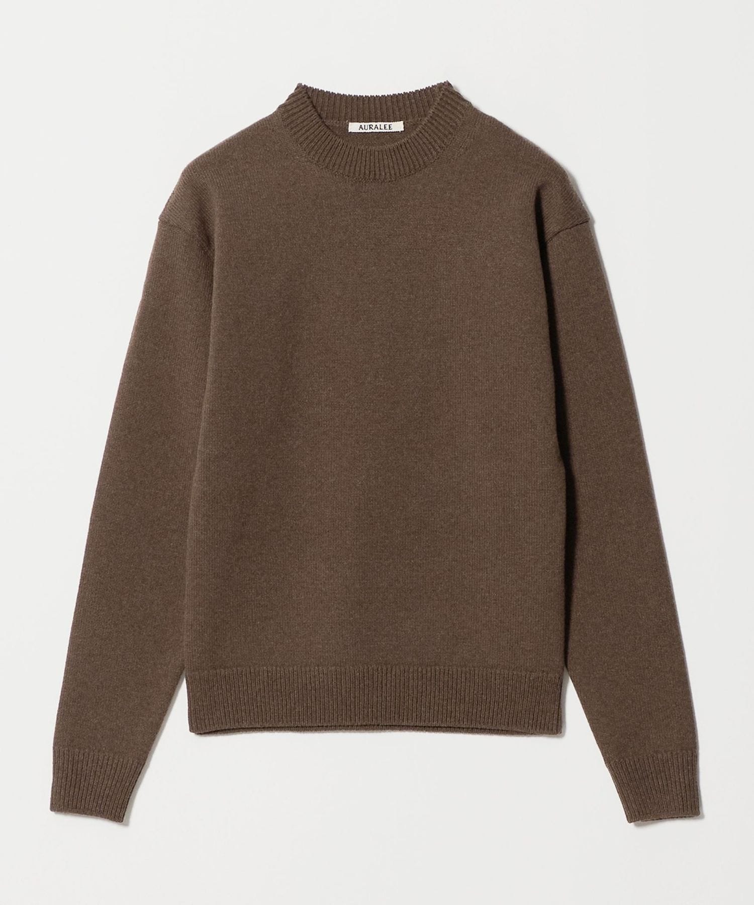 【美品】 AURALEE クルーネック ニット セーター AURALEE＞クルーネック ニットプルオーバー