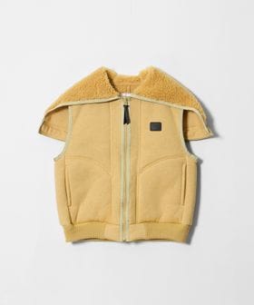 JANE SMITH/＜JANE SMITH＞ボアフリース リバーシブル フード ジップアップ ベスト/ベスト