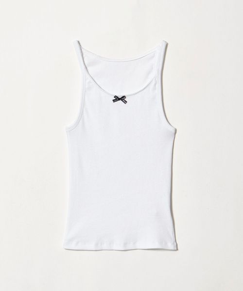HOMME GIRLS/＜HOMME GIRLS＞RIBBED TANK TOP/タンクトップ/タンクトップ / キャミソール