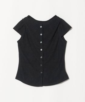BEAUTY&YOUTH/ポリエステルコットン 2WAY キャップスリーブ トップス/Tシャツ / カットソー