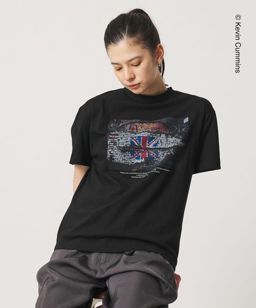 BEAUTY&YOUTH/【別注】Kevin Cummins フォトプリント ショートスリーブ Tシャツ/Tシャツ / カットソー