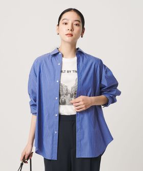 BEAUTY&YOUTH/【WEB限定】ストライプ レギュラーカラー シャツ/シャツ / ブラウス