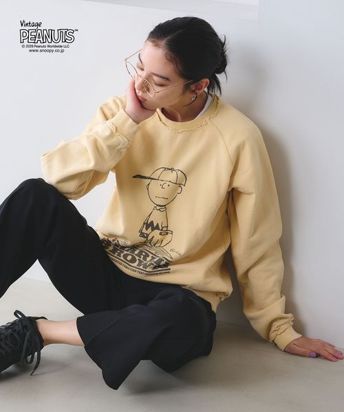 St.Johns 3rd club/【別注】＜ST.JHONES 3RD CLUB＞PEANUTS プリント スウェット プルオーバー/スウェット / パーカー