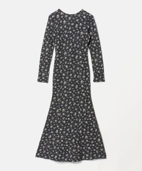 ERIKOKATORI/＜ERIKOKATORI＞FLOWER WOOL BACKLESS DRESS/ドレス/ドレス